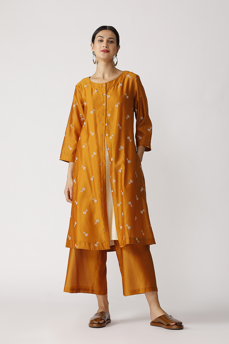 Swivel Embroidered Dress